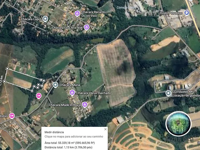 Terreno com 5529765m², à venda, no bairro Jucurupava em Salto de Pirapora