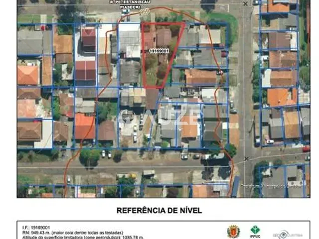 Terreno com 527m², à venda, no bairro Cidade Industrial em Curitiba