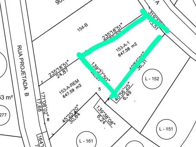 Terreno com 648m², à venda, no bairro Paranagi em Sertaneja