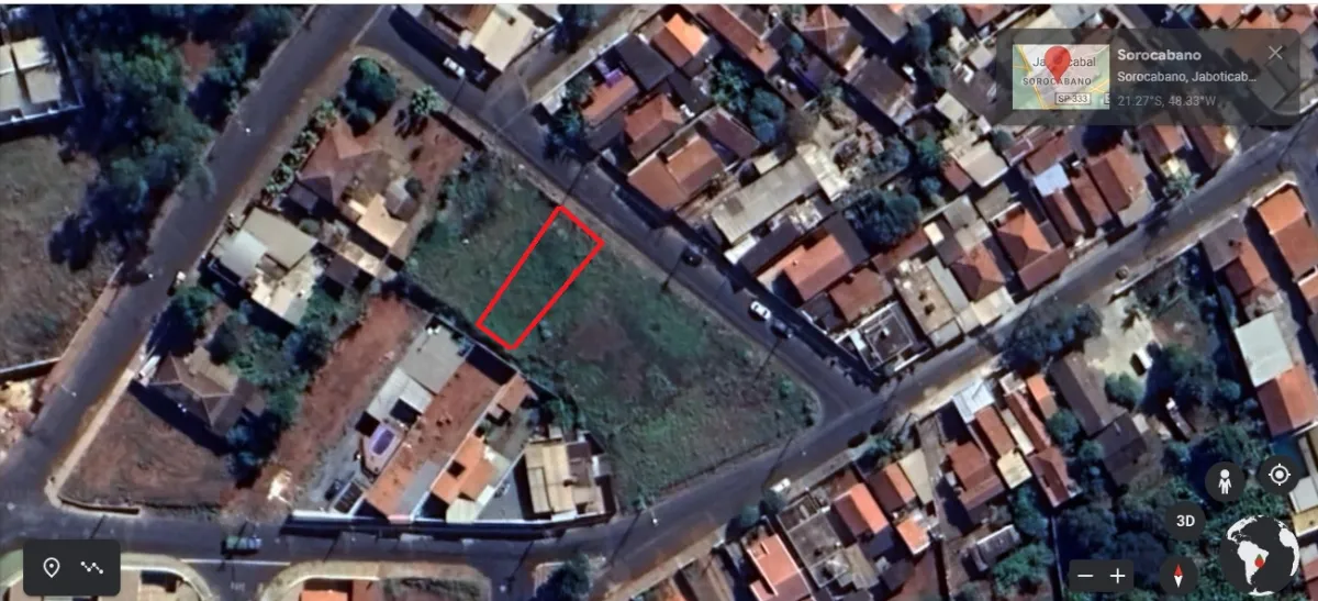 Terreno residencial para venda em Sorocabano, 313m²