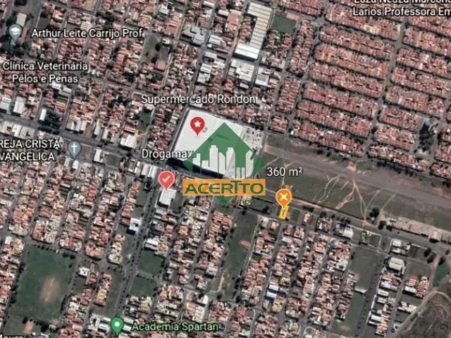 Terreno com 360m², à venda, no bairro Umuarama em Araçatuba