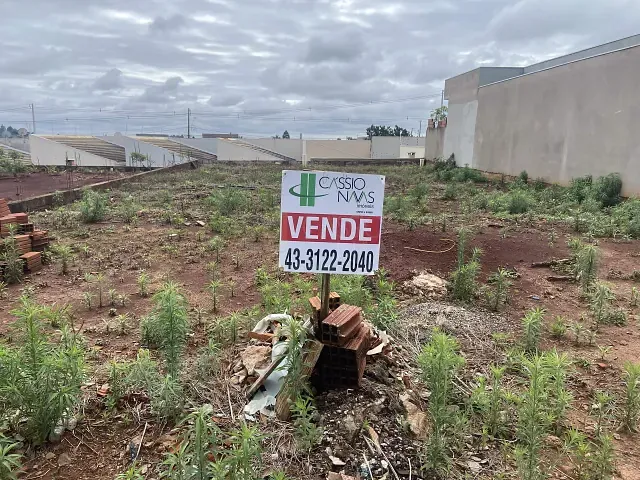 Terreno com 304m², à venda, no bairro Jardim Primavera em Apucarana