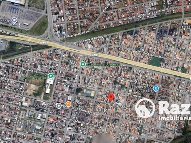 Terreno com 480m², à venda, no bairro Maria Antonieta em Pinhais