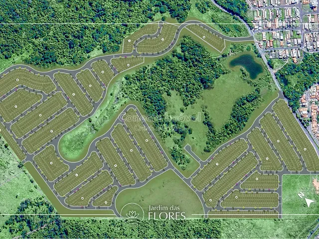 Terreno com 175m², à venda, no bairro Residencial Jardim das Flores em Jaguariúna
