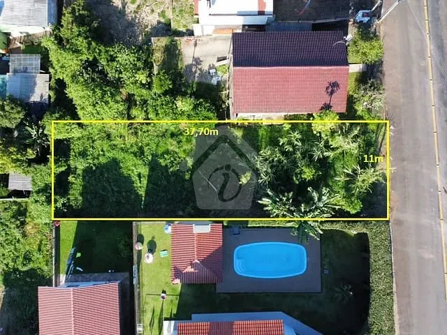 Terreno com 415m², à venda, no bairro Languiru em Teutônia