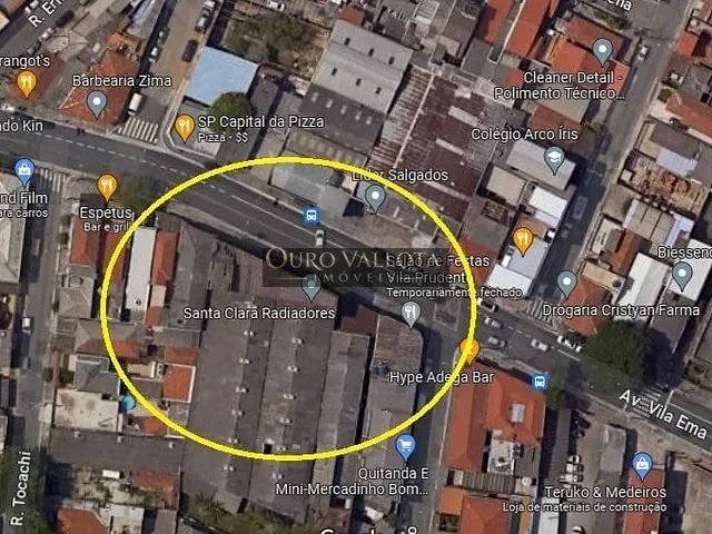 Terreno com 1980m², à venda, no bairro Vila Prudente (Zona Leste) em São Paulo