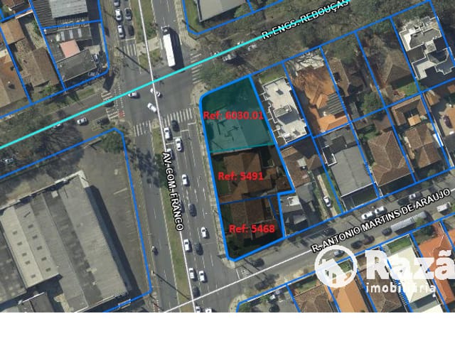 Terreno com 516m² 4 quartos e 5 banheiros, à venda, no bairro Jardim Botânico em Curitiba