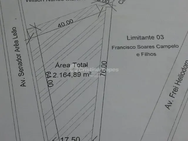 Terreno com 2165m², à venda, no bairro São Cristóvão em Teresina