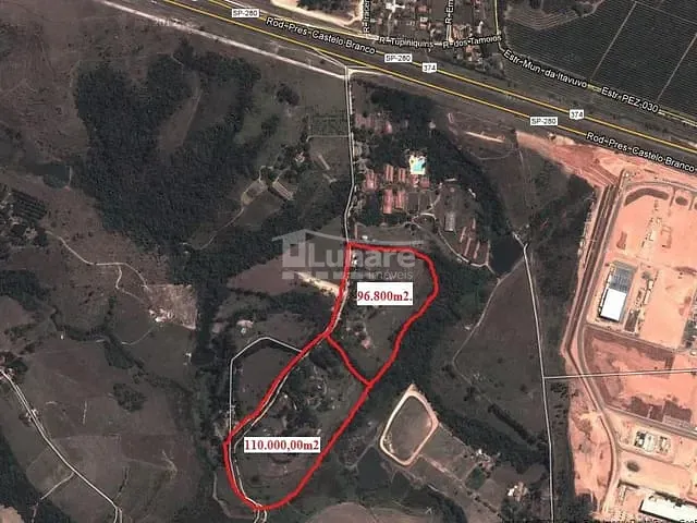 Terreno com 110000m², à venda, no bairro Além Ponte em Sorocaba