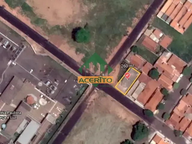Terreno com 260m², à venda, no bairro Presidente em Araçatuba