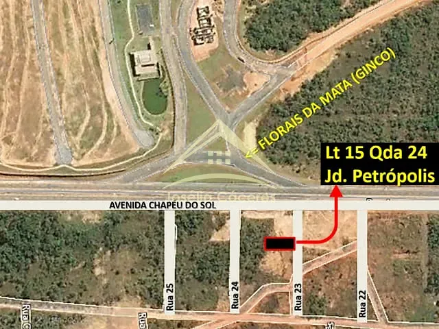 Terreno com 360m², à venda, no bairro JARDIM PETROPOLIS em Várzea Grande