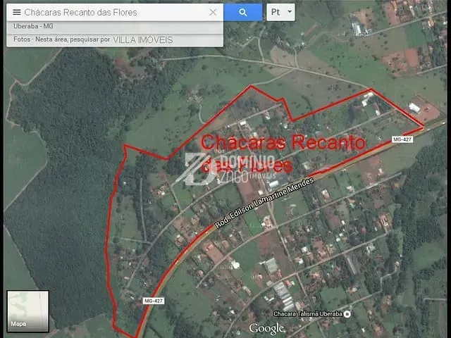 Terreno com 10000m², à venda, no bairro Recanto Das Flores em Uberaba
