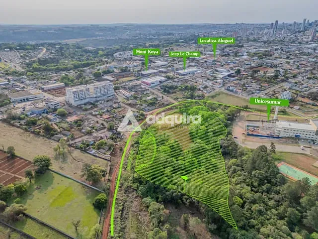 Terreno com 17182m², à venda, no bairro Colônia Dona Luíza em Ponta Grossa