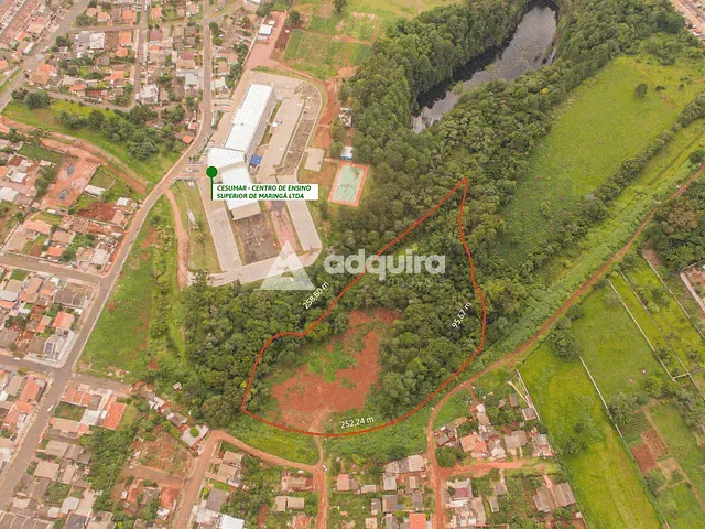 Terreno com 17182m², à venda, no bairro Colônia Dona Luíza em Ponta Grossa