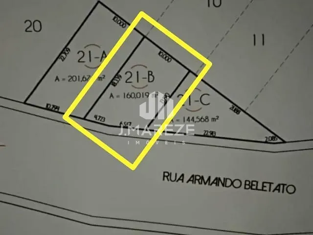 Terreno com 160m², à venda, no bairro Residencial Araucária em Apucarana