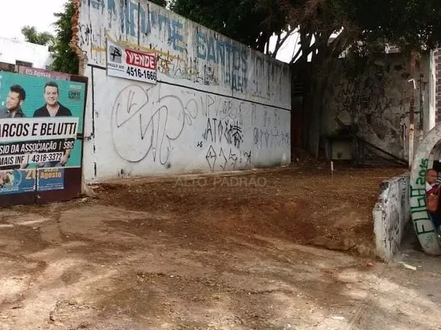 Terreno com 600m², à venda, no bairro Vila Alzira em Santo André