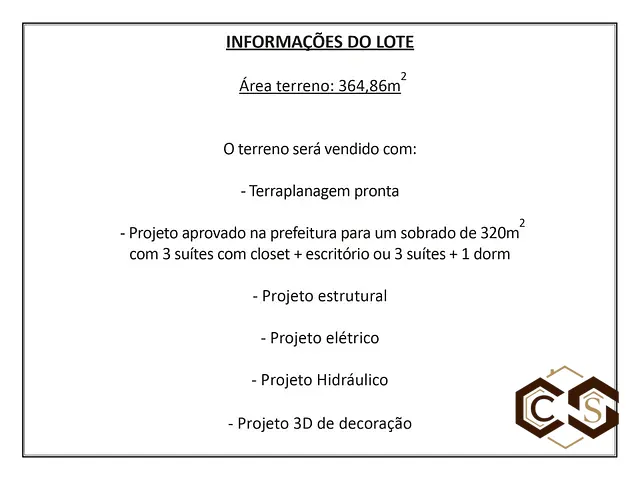Terreno com 365m², à venda, no bairro Vila Suíça em Indaiatuba