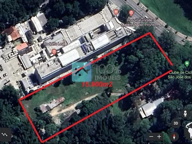 Terreno com 15900m², à venda, no bairro Chacs Pousada Vale em São José dos Campos