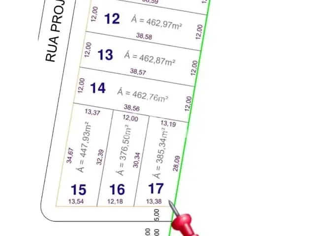 Terreno com 385m², à venda, no bairro Residencial Recanto Suíço em Sinop