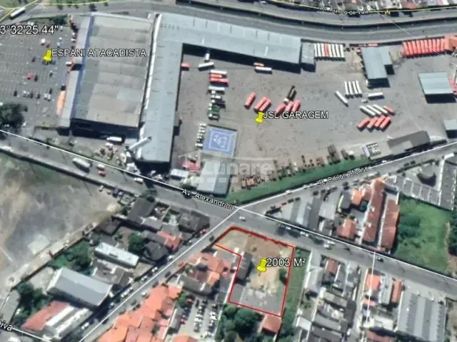 Terreno com 2033m², à venda, no bairro Vila Nova Cintra em Mogi das Cruzes