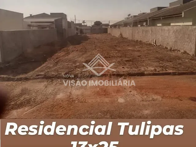 Terreno com 325m², à venda, no bairro Residencial Tulipas em Sinop