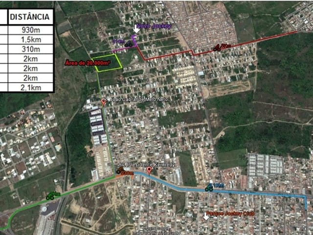 Terreno com 20169m², à venda, no bairro Parque Novo Jockey em Campos dos Goytacazes