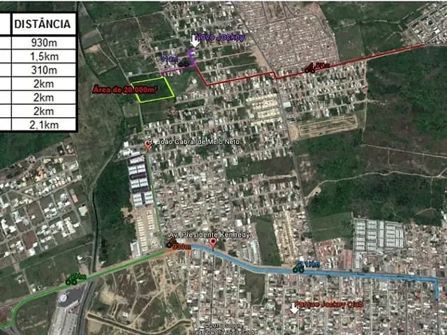 Terreno com 20169m², à venda, no bairro Parque Novo Jockey em Campos dos Goytacazes