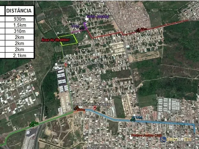 Terreno com 20169m², à venda, no bairro Parque Novo Jockey em Campos dos Goytacazes