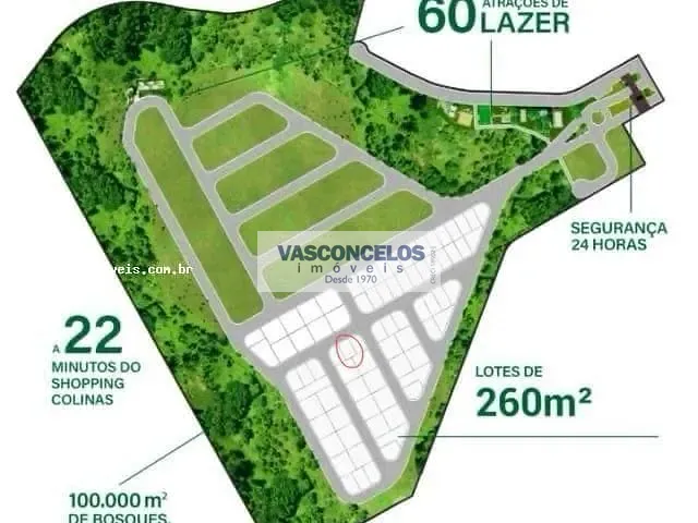 Terreno com 308m², à venda, no bairro Boa Vista em Caçapava
