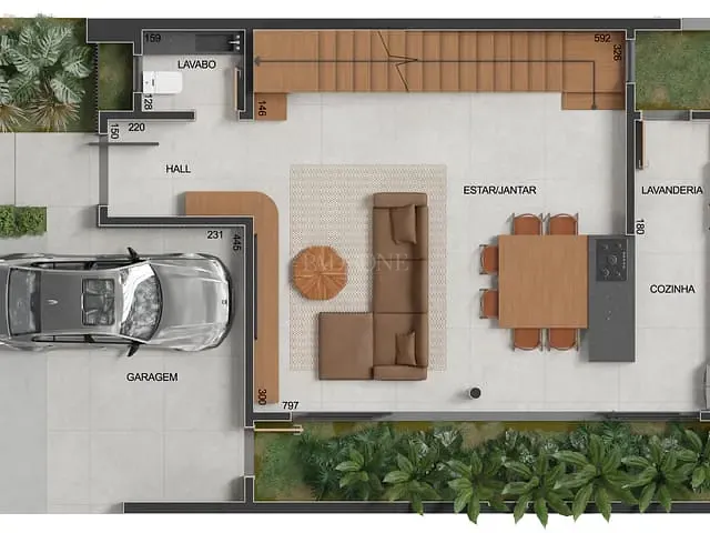 Casa com 210m² 3 quartos e 3 banheiros, à venda, no bairro Santa Cândida em Curitiba