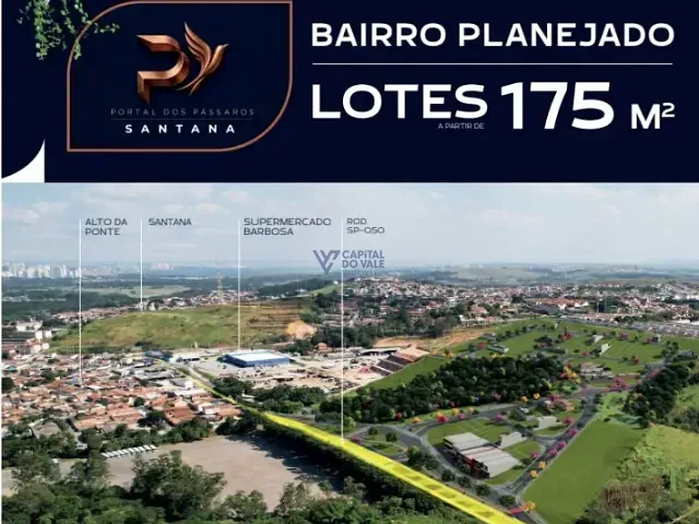 Terreno com 175m², à venda, no bairro Alto da Ponte em São José dos Campos