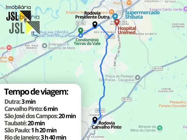 Terreno com 344m², à venda, no bairro Condomínio Terras do Vale em Caçapava