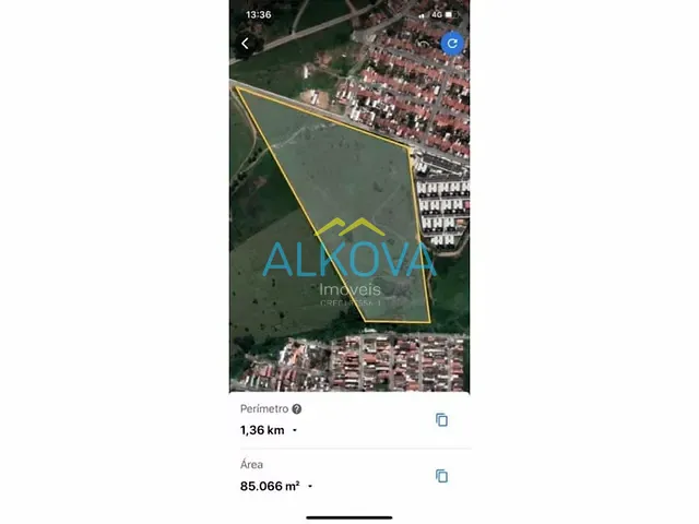 Terreno com 76000m², à venda, no bairro Jardim São José em São José dos Campos