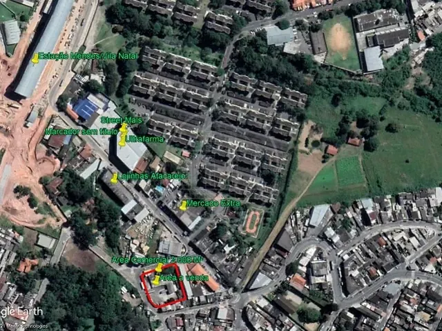 Terreno com 2000m², à venda, no bairro Jardim Santa Francisca Cabrini em São Paulo