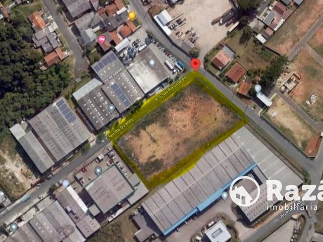 Terreno com 6925m², para alugar, no bairro Itália em São José Dos Pinhais