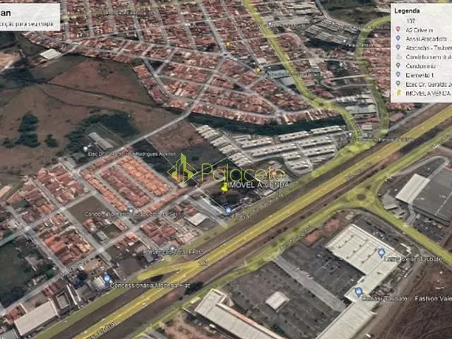 Terreno com 16884m², à venda, no bairro Parque Paduan em Taubaté