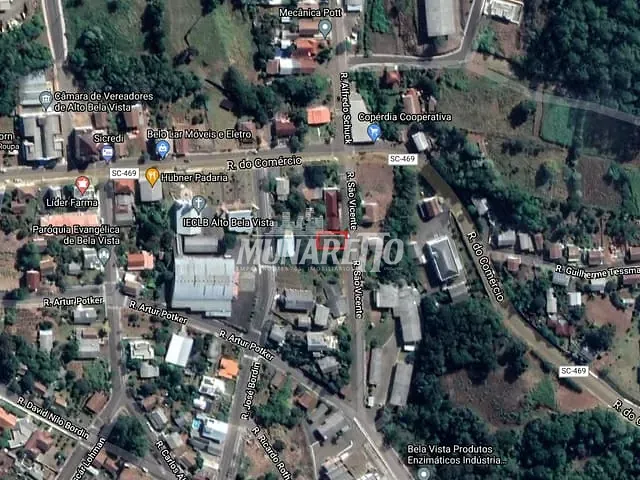 Terreno com 384m², à venda, no bairro Centro em Alto Bela Vista
