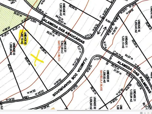 Terreno com 2098m², à venda, no bairro Interior em Guatambú