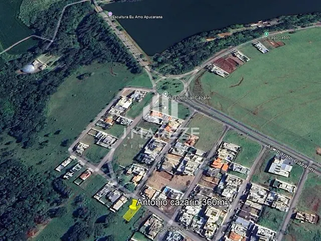 Terreno com 360m², à venda, no bairro Loteamento Residencial Cazarin em Apucarana