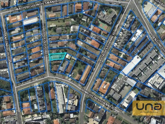 Terreno com 380m², à venda, no bairro VISTA ALEGRE em Curitiba