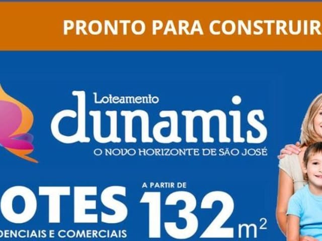 Foto do Terreno - Terreno à venda, 132 m² por R$ 96.000,00 - Residencial Dunamis - São José dos Campos/SP | INDEPENDENCE NEGOCIOS IMOBILIARIOS LTDA