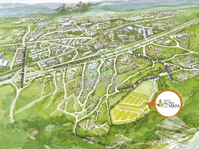 Terreno com 250m², à venda, no bairro Itapecerica em Taubaté