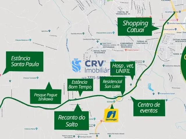 Terreno com 1562m², à venda, no bairro Terras de Canaã em Londrina