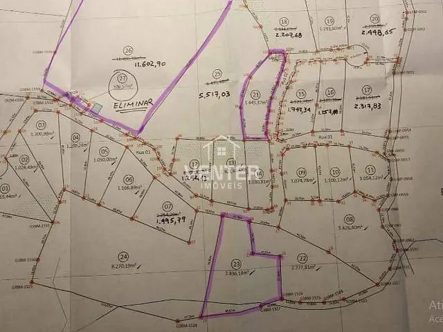 Terreno com 1445m², à venda, no bairro Rio Preto em Santo Antônio do Pinhal