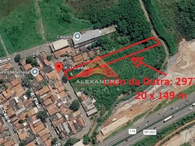Terreno com 2977m², à venda, no bairro Vila São Pedro em São José dos Campos