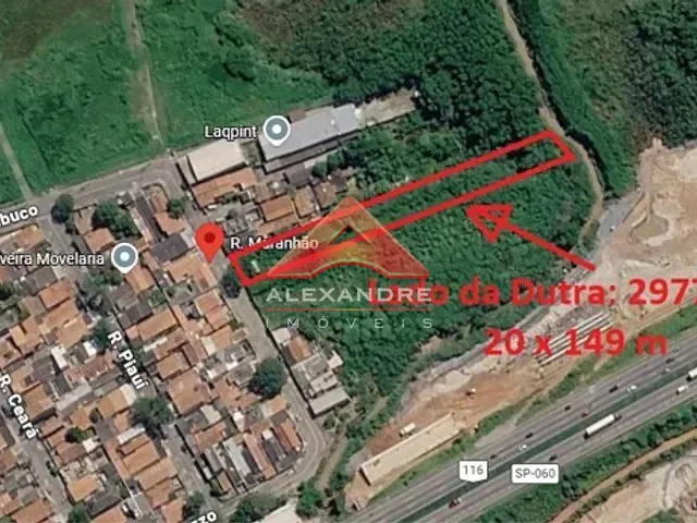 Terreno com 2977m², à venda, no bairro Vila São Pedro em São José dos Campos