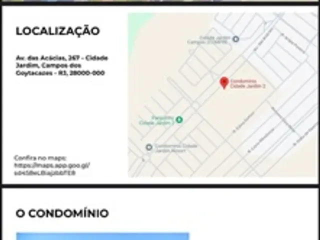 Terreno com 180m², à venda, no bairro Parque Rosário em Campos dos Goytacazes