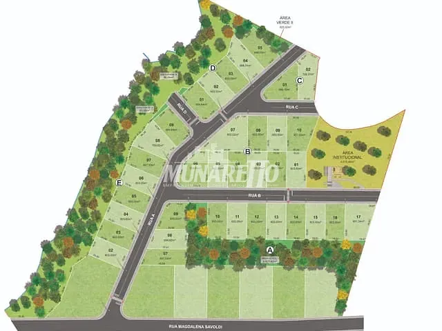 Terreno com 603m², à venda, no bairro São José em Concórdia