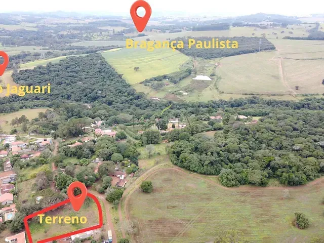 Terreno com 1426m², à venda, no bairro Loteamento Recanto do Jaguary em Bragança Paulista
