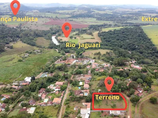 Terreno com 3000m², à venda, no bairro Loteamento Recanto do Jaguary em Bragança Paulista